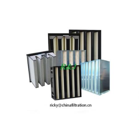 V-Bank Box GALVANIZED FRAME FILTER